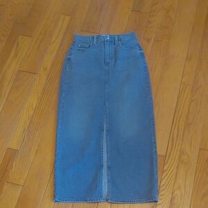 Universal Thread Long Denim Skirt